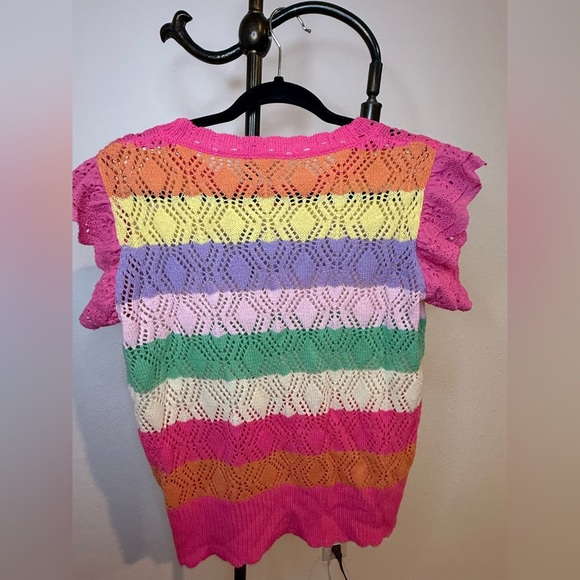BiBi Colorful Knit Top - Picture 2 of 4
